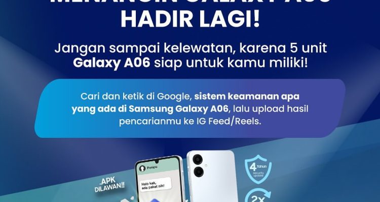 Giveaway Trans7 Berhadiah 5 unit SAMSUNG Galaxy A06