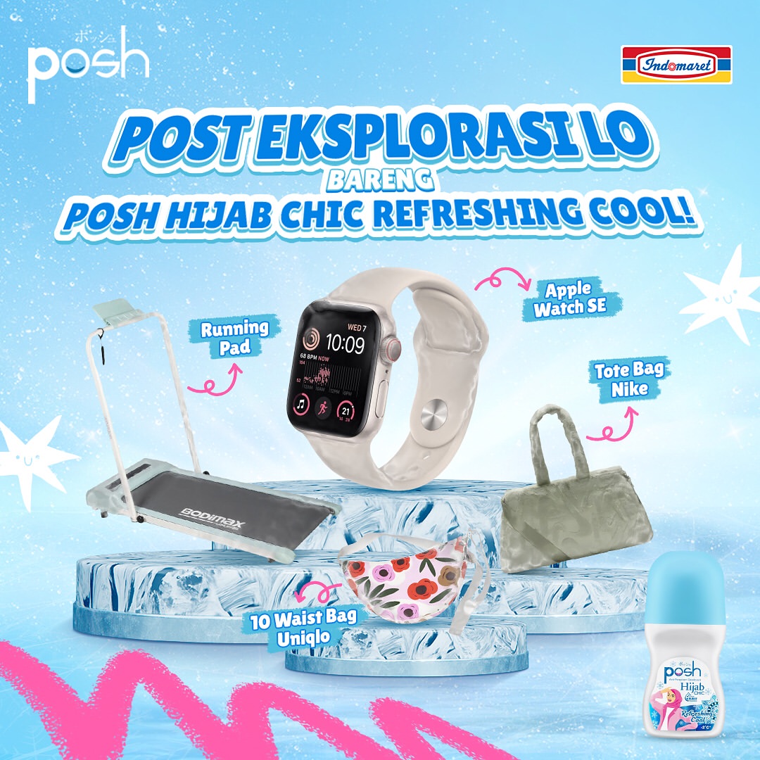 Posh Hijab Chic Refreshing Cool Challenge Hadiah APPLE WATCH