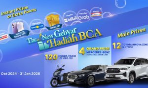 Undian Gebyar Hadiah BCA Berhadiah 16 unit Mobil