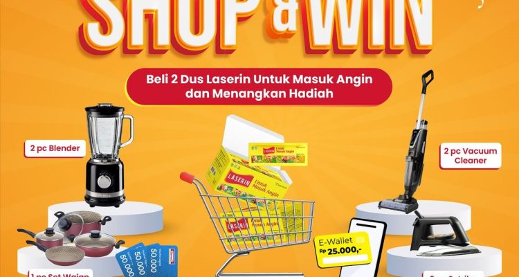 Undian Laserin Shop & Win Hadiah Total Jutaan Rupiah