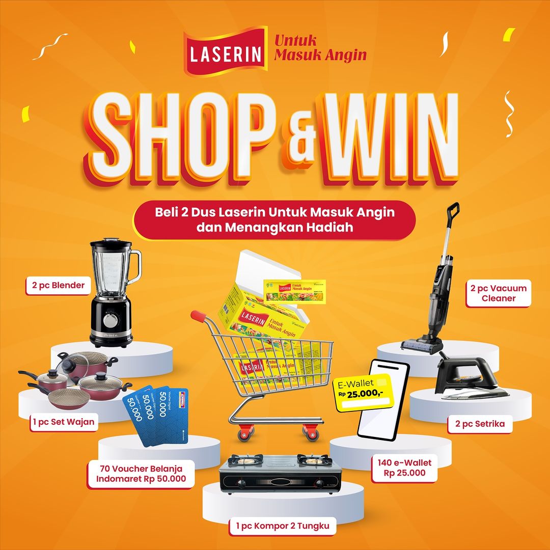 Undian Laserin Shop & Win Hadiah Total Jutaan Rupiah