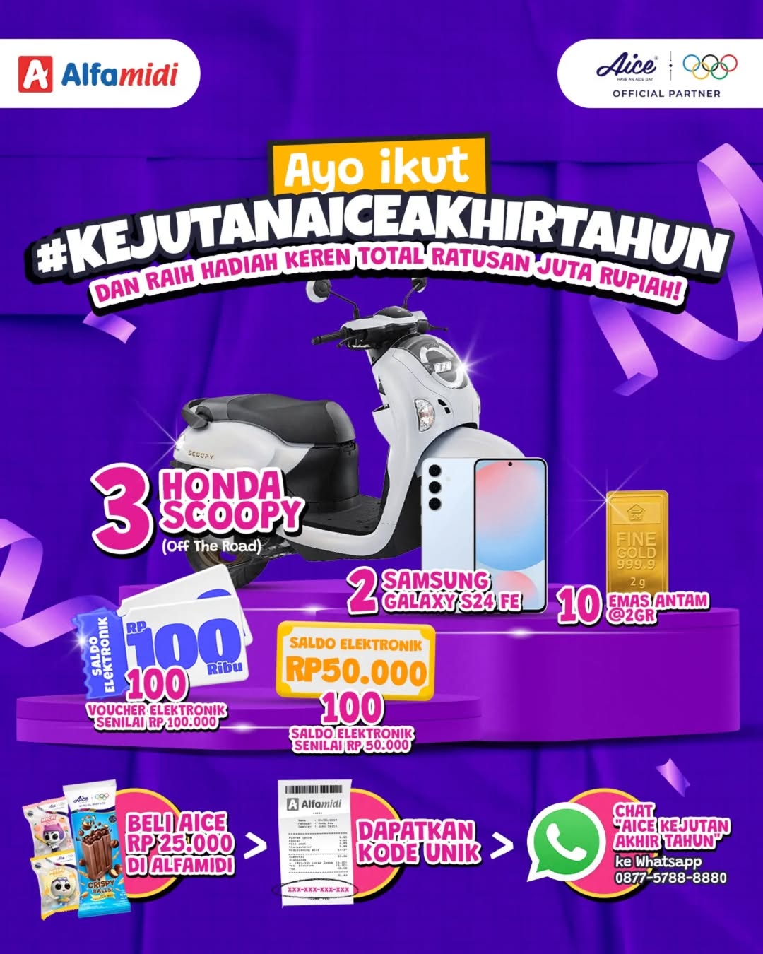 Giveaway Kejutan Aice Akhir Tahun Berhadiah Total Ratusan Juta