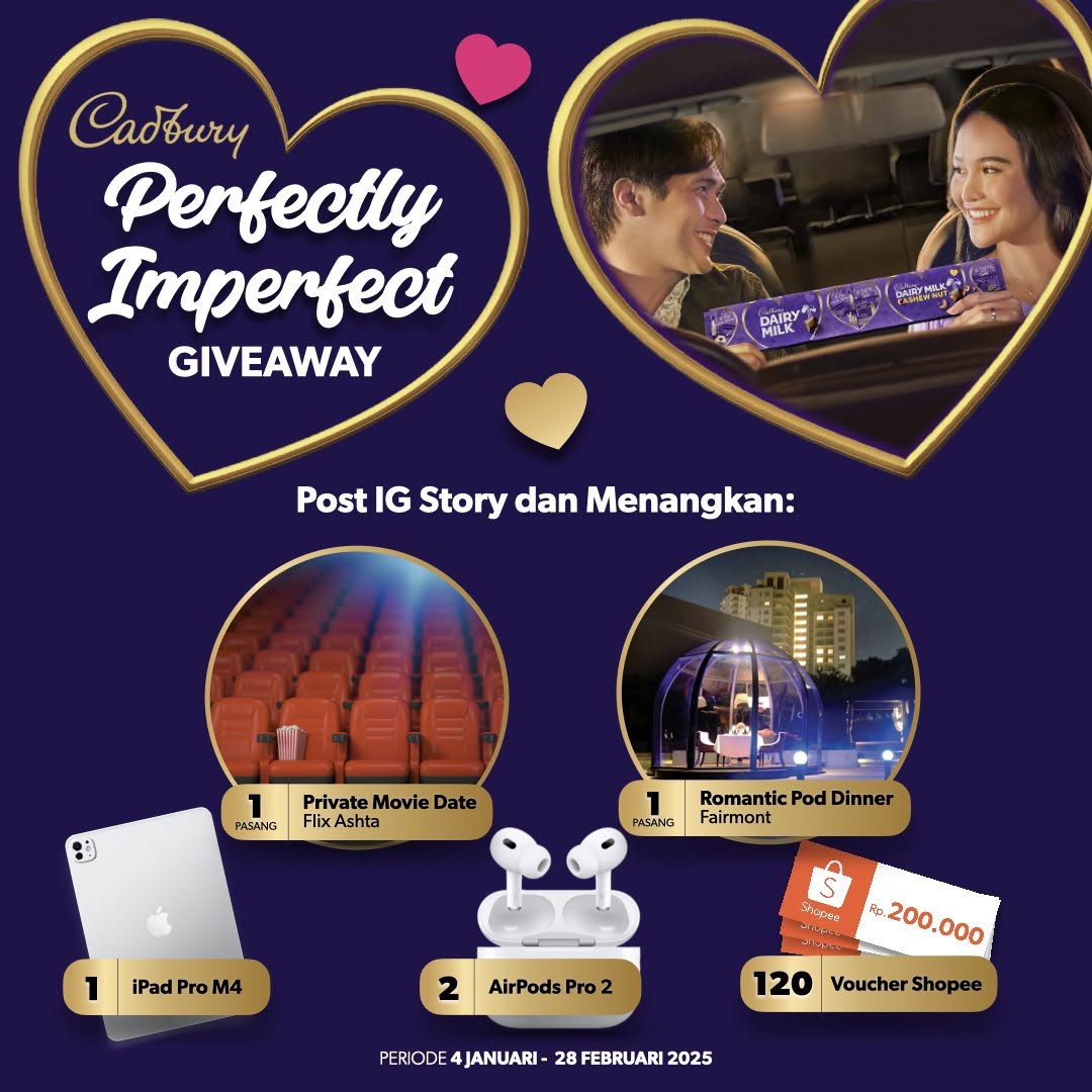 Lomba Foto Romantis Cadbury Berhadiah Total Puluhan Juta Rupiah