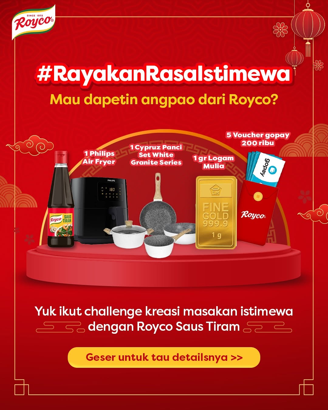 Lomba Memasak Rasa Istimewa Royco Berhadiah Total Jutaan Rupiah