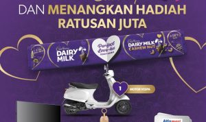 Undian Cadbury Alfagift Berhadiah Motor Vespa, TV, Labubu