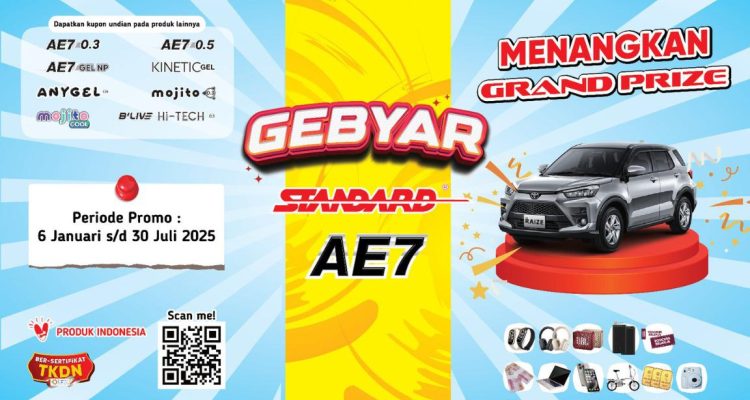 Undian Gebyar Bolpoin Standard AE7 Berhadiah TOYOTA RAIZE