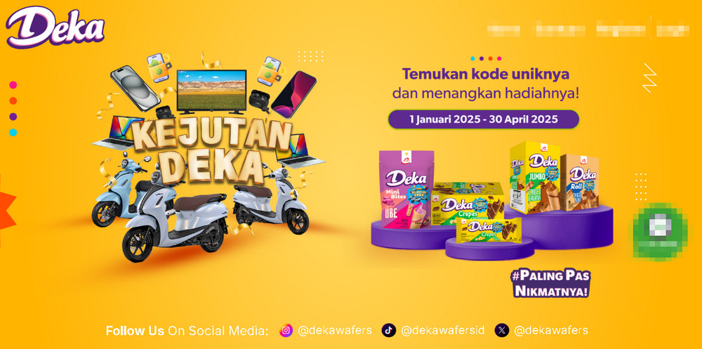 Undian Kejutan Deka 2025 Berhadiah 5 Motor, 10 iPhone 15, dll