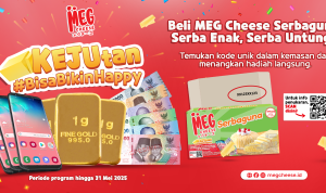 Undian MEG Cheese KEJUtan Berhadiah HP, EMAS, & E-WALLET