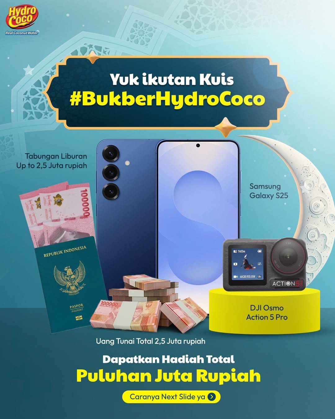 Challenge Momen Bukber Hydro Coco Berhadiah SAMSUNG S25