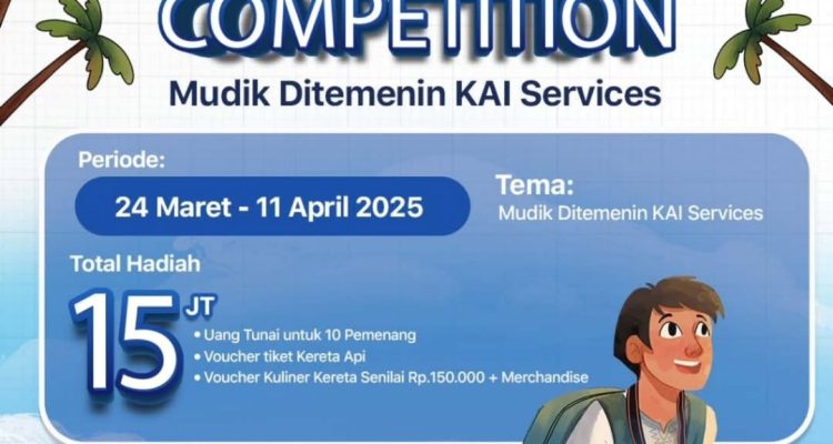 Lomba Foto Mudik Ditemenin KAI Berhadiah Total 15 Juta