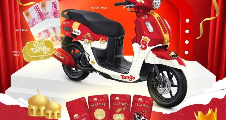 Promo Tango Festive Berhadiah Motor Yamaha Fazzio