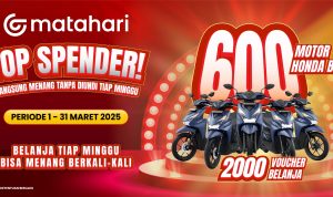 TANPA UNDIAN! Matahari Bagikan Hadiah 600 Motor Honda Beat