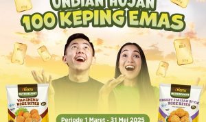 Undian Hujan 100 Keping Emas 0,5 Gram dari Fiesta Nutridelight