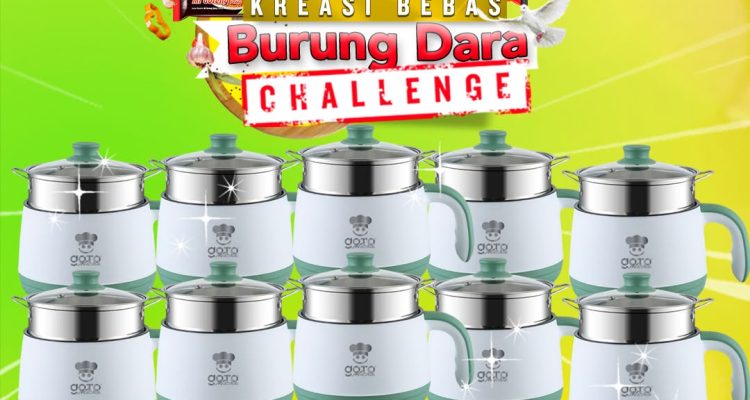 Lomba Kreasi Bebas Burung Dara Berhadiah 10 Alat Dapur