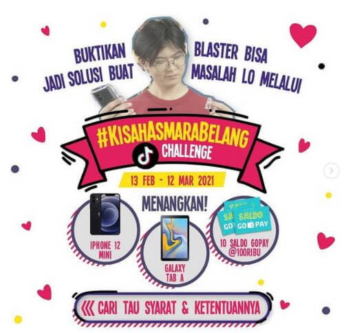 Kisah Asmara Belang Challenge Blaster